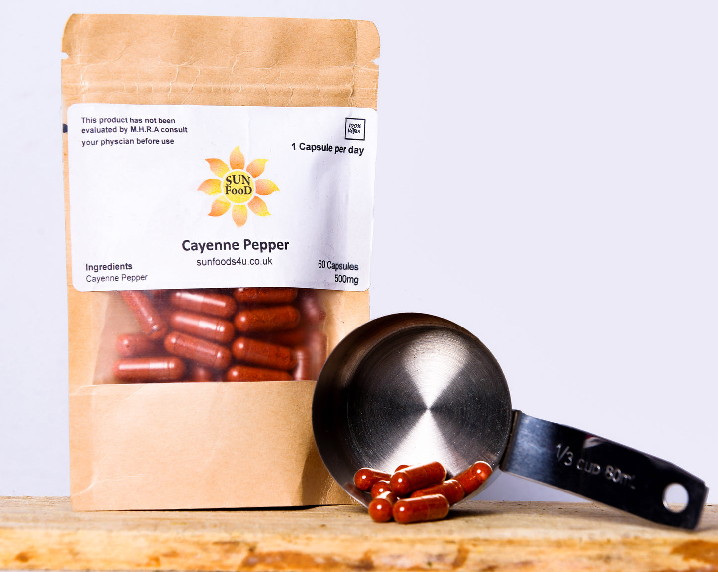 Cayenne Pepper – 500mg | 60 Capsules