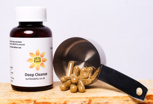 Deep Cleanse revitalizes the body using a unique blend of herbs that expels harmful toxins and unhealthy substances from the body supporting the immune system  – 70 Capsules – 735mg