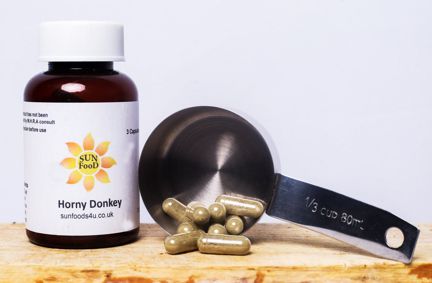 Horny Donkey is a formulated group of herbs designed to support circulation, stamina, and immune systems. 70 Capsules – 735mg
